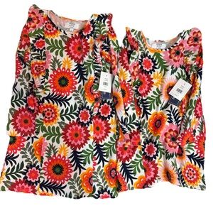 Mommy and Me Dress Size 3T 4T Toddler Floral Long Sleeve MSRP $88 New with tags.